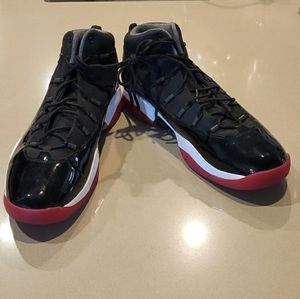 Jordan Prime Flight Premium Bred Black Gym Red White 648723-002 Size 13